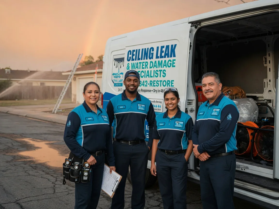 Ceiling Leak Cleanup company in Walshville, IL