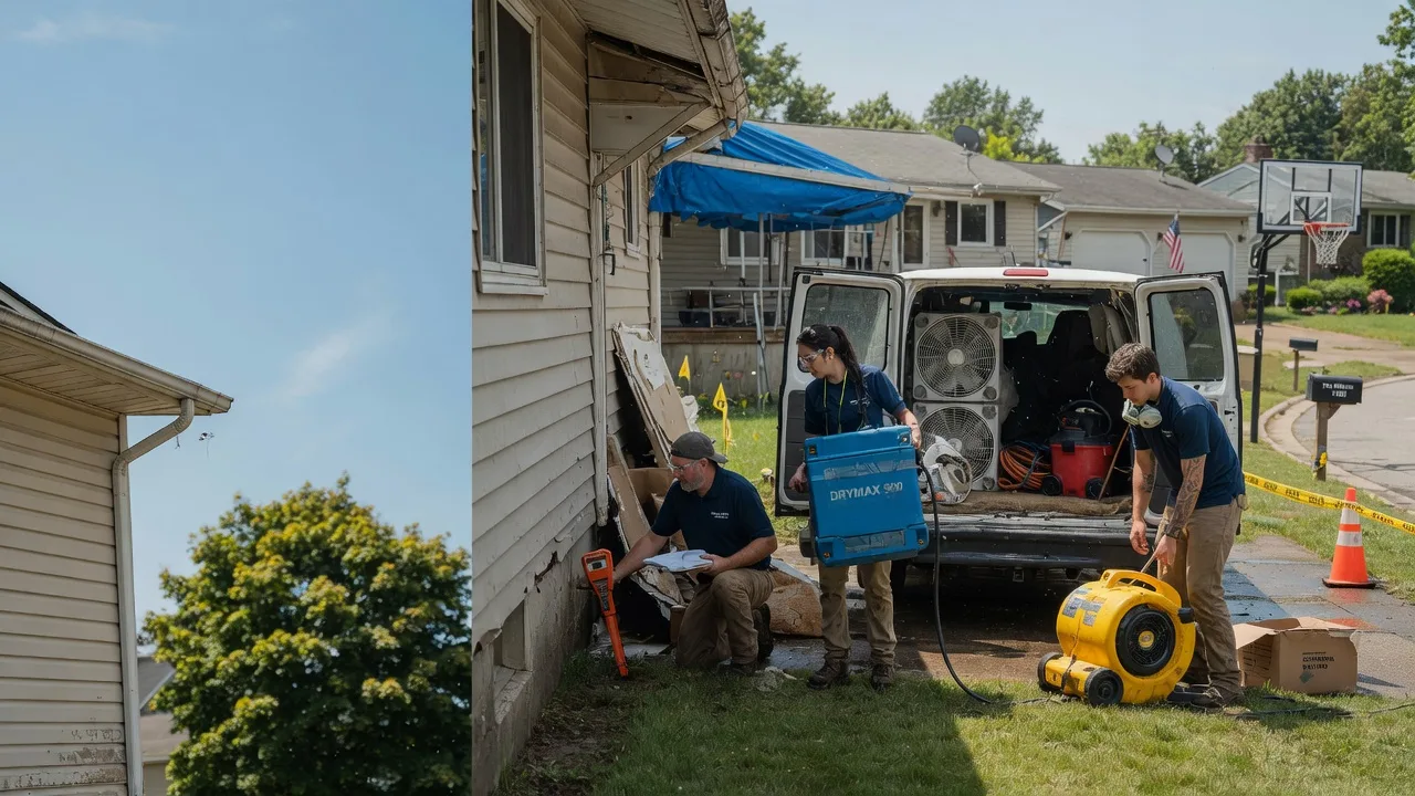 Ceiling Leak Cleanup in Walshville, IL near me